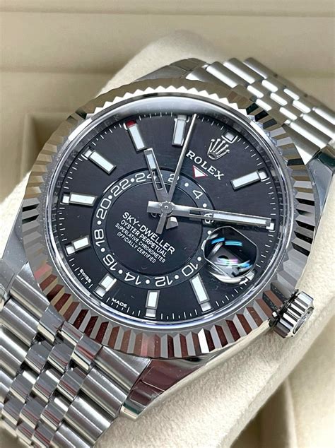 rolex sky dweller black.